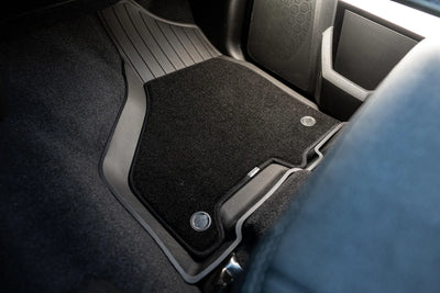 3W Custom Floor Mats for 2019-2026 Ram 2500/3500 Crew Cab with Bucket Seats (Not for PTO KIT Models & Only for Carpet Floor) Thorex™ All-Weather Protection