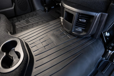 3W Custom Floor Mats for 2019-2026 Ram 2500/3500 Crew Cab with Bucket Seats (Not for PTO KIT Models & Only for Carpet Floor) Thorex™ All-Weather Protection