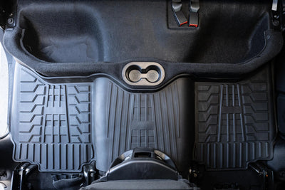 3W Custom Floor Mats for 2019-2026 Ram 2500/3500 Crew Cab with Bucket Seats (Not for PTO KIT Models & Only for Carpet Floor) Thorex™ All-Weather Protection