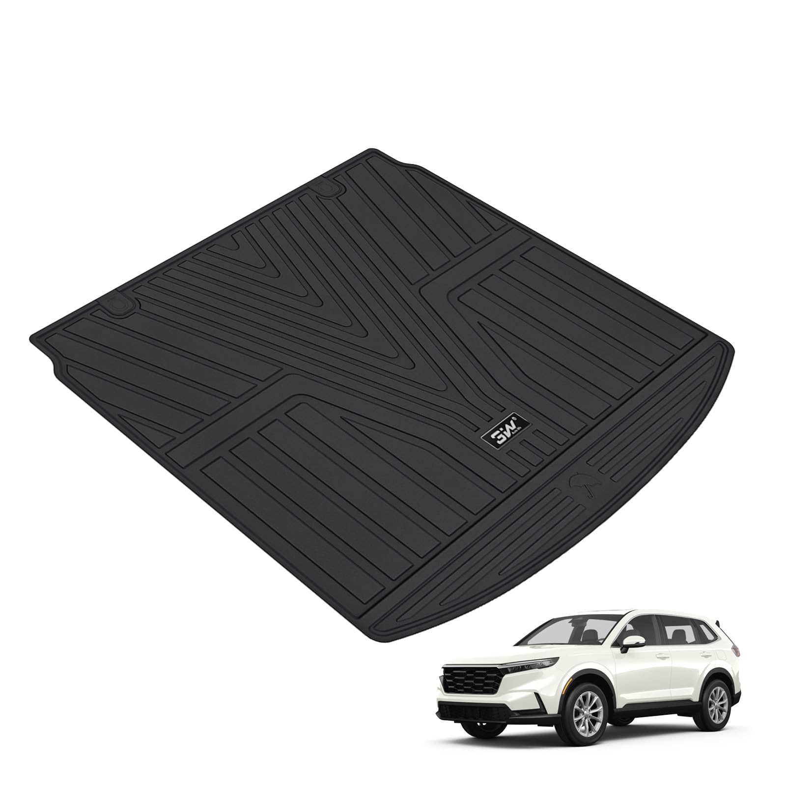 3W Honda CR-V 2023-2024 Custom Floor Mats(Include Hybrid) / Trunk Mat(Non Hybrid) CRV TPE Material & All-Weather Protection Vehicles & Parts 3Wliners 2023-2024 CR-V 2023-2024 Trunk Mat