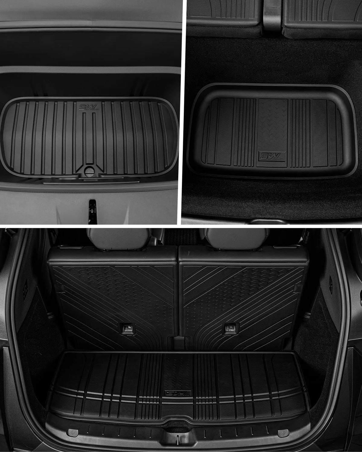 3W Tesla Model Y L 2026-2027 Custom Floor Mats Thorex™ All Weather Protection - 3Wliners