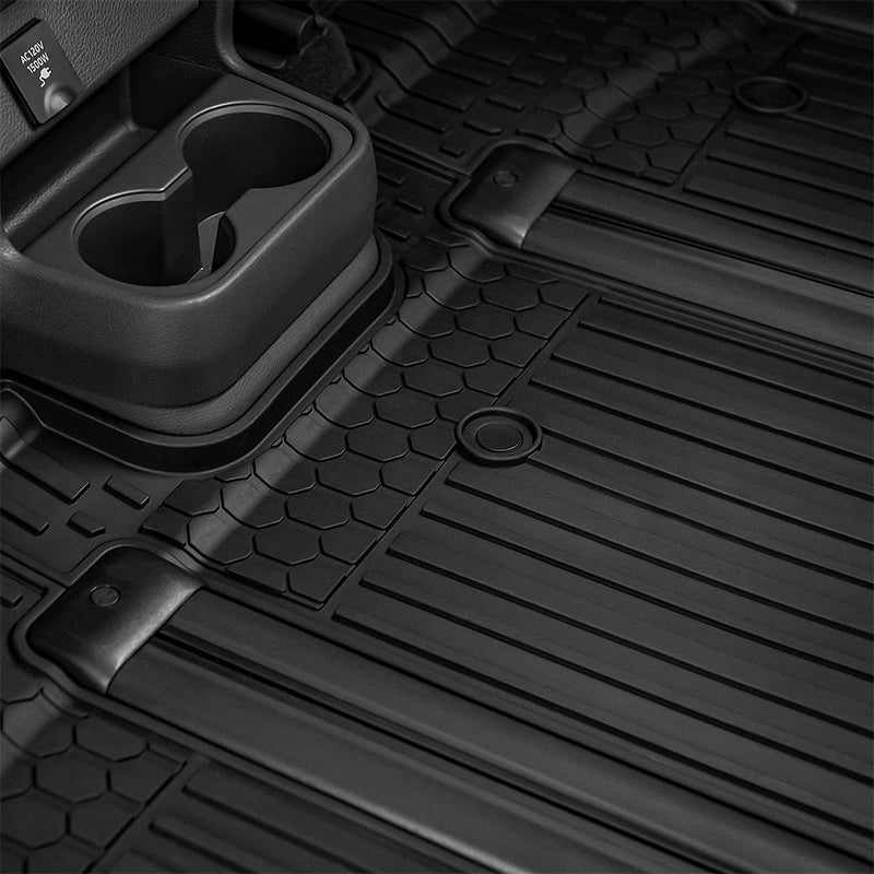 3W Toyota Sienna 8 Seat 2021-2024 Custom Floor Mats Trunk Mat TPE Material & All-Weather Protection Vehicles & Parts 3Wliners   