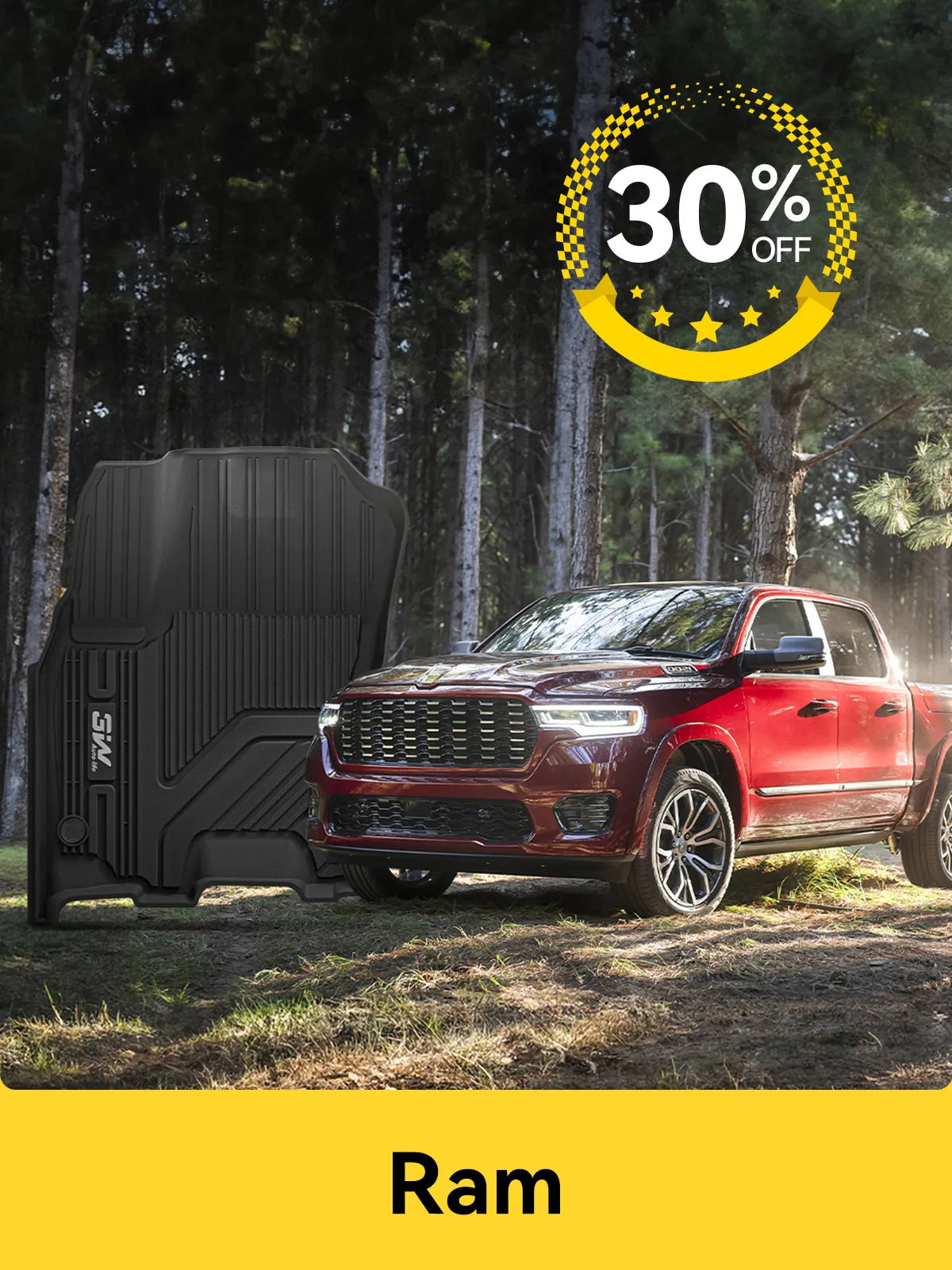 3W 2026 EJS Ram Floor Mats