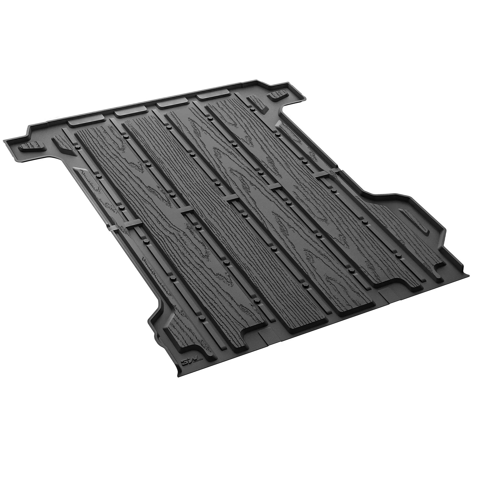 3W Floor Mats Fit for Chevrolet Silverad EV 2024-2025 (WT & RST)/GMC Sierra EV/Sierra EV Denali Accessories TPE All Weather Bed Mat