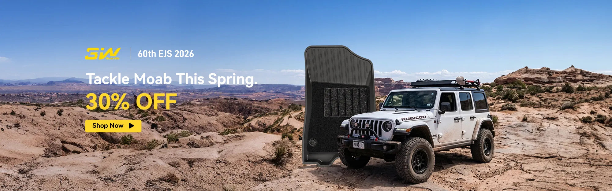 3W Floor Liners 2026 EJS Jeep PC