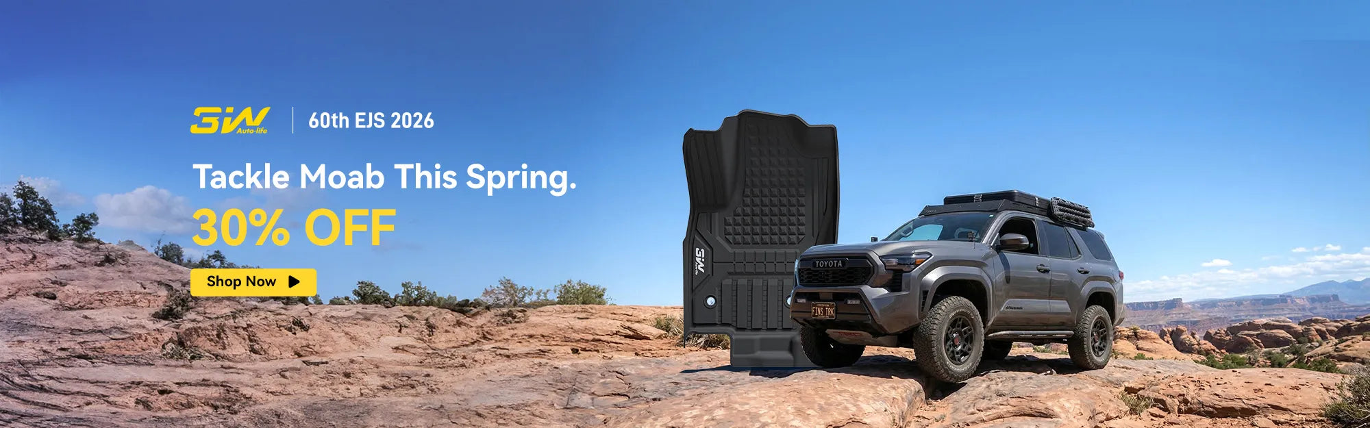 3W Floor Liners 2026 EJS Toyota PC