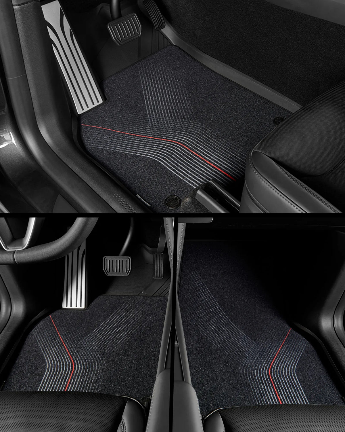 3W Floor Mats / Trunk Mat for Tesla Model Y Juniper 2025-2026  All Weather Protection Floor Mats Trunk Mat Back Seat Cover Set Full Protcetion