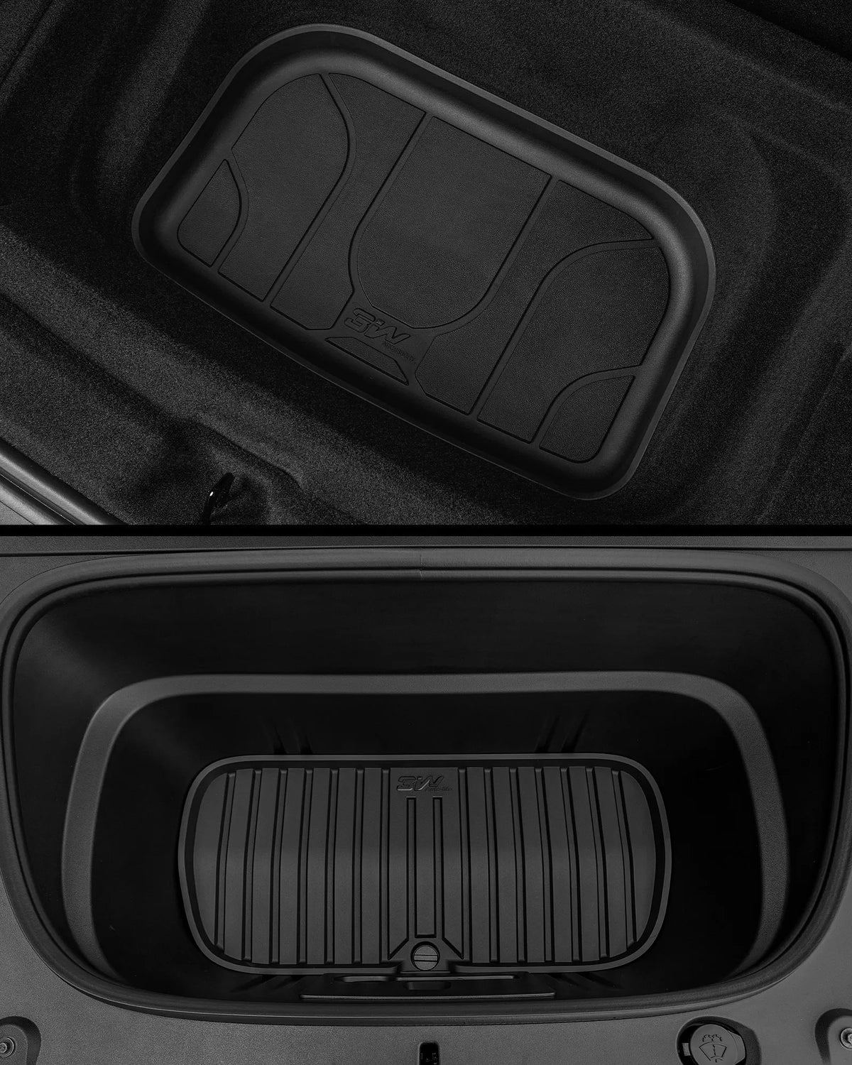 3W Floor Mats / Trunk Mat for Tesla Model Y Juniper 2025-2026  All Weather Protection Floor Mats Trunk Mat Back Seat Cover Set Full Protcetion