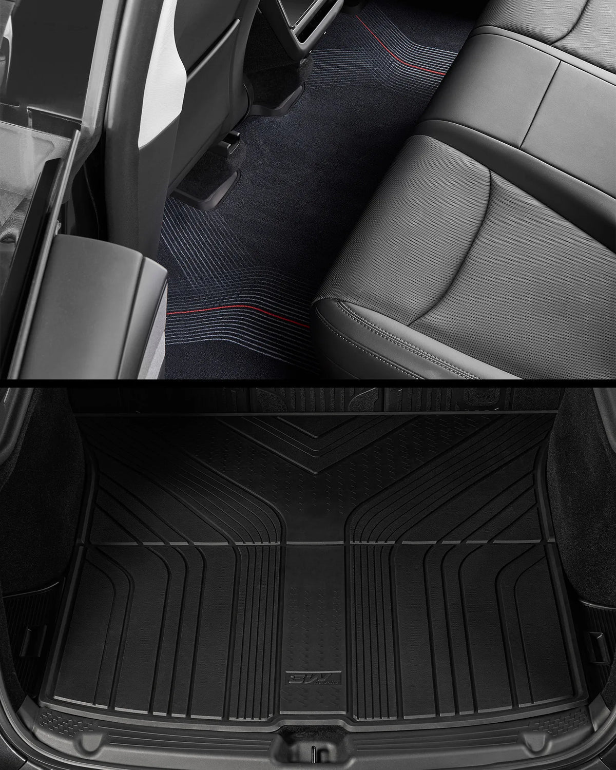3W Floor Mats / Trunk Mat for Tesla Model Y Juniper 2025-2026  All Weather Protection Floor Mats Trunk Mat Back Seat Cover Set Full Protcetion