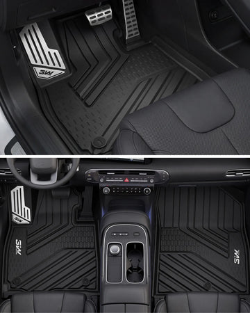 3W Hyundai Palisade 7&8 Seats 2026 (Only Gasoline Model) Custom Floor Mats/ Cargo Liner/ Seat Back Protector Thorex™ All-Weather Protection