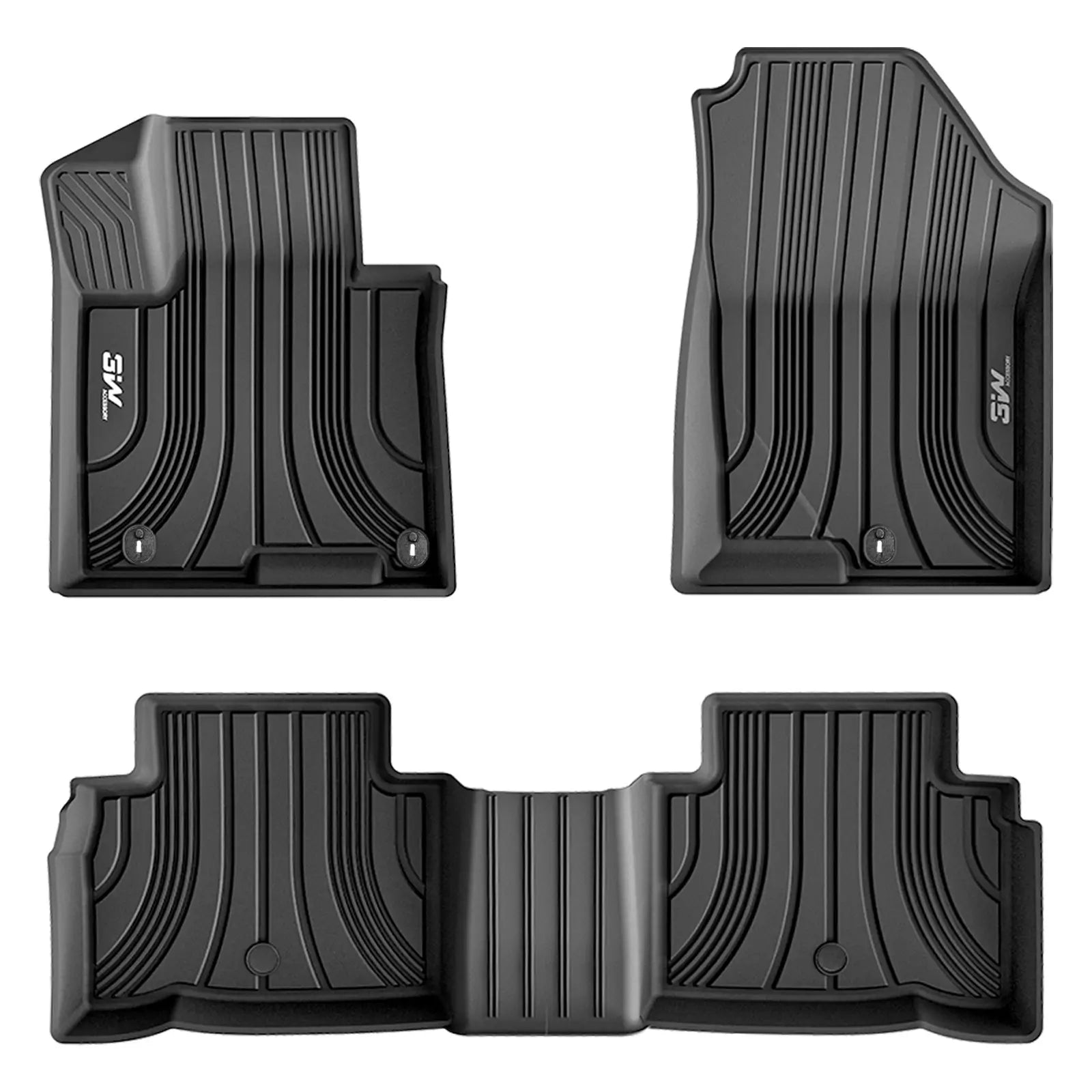 3W Hyundai Tucson 2022-2025 (Not for Hybrid) Custom Floor Mats Thorex™ All-Weather Protection - 3Wliners