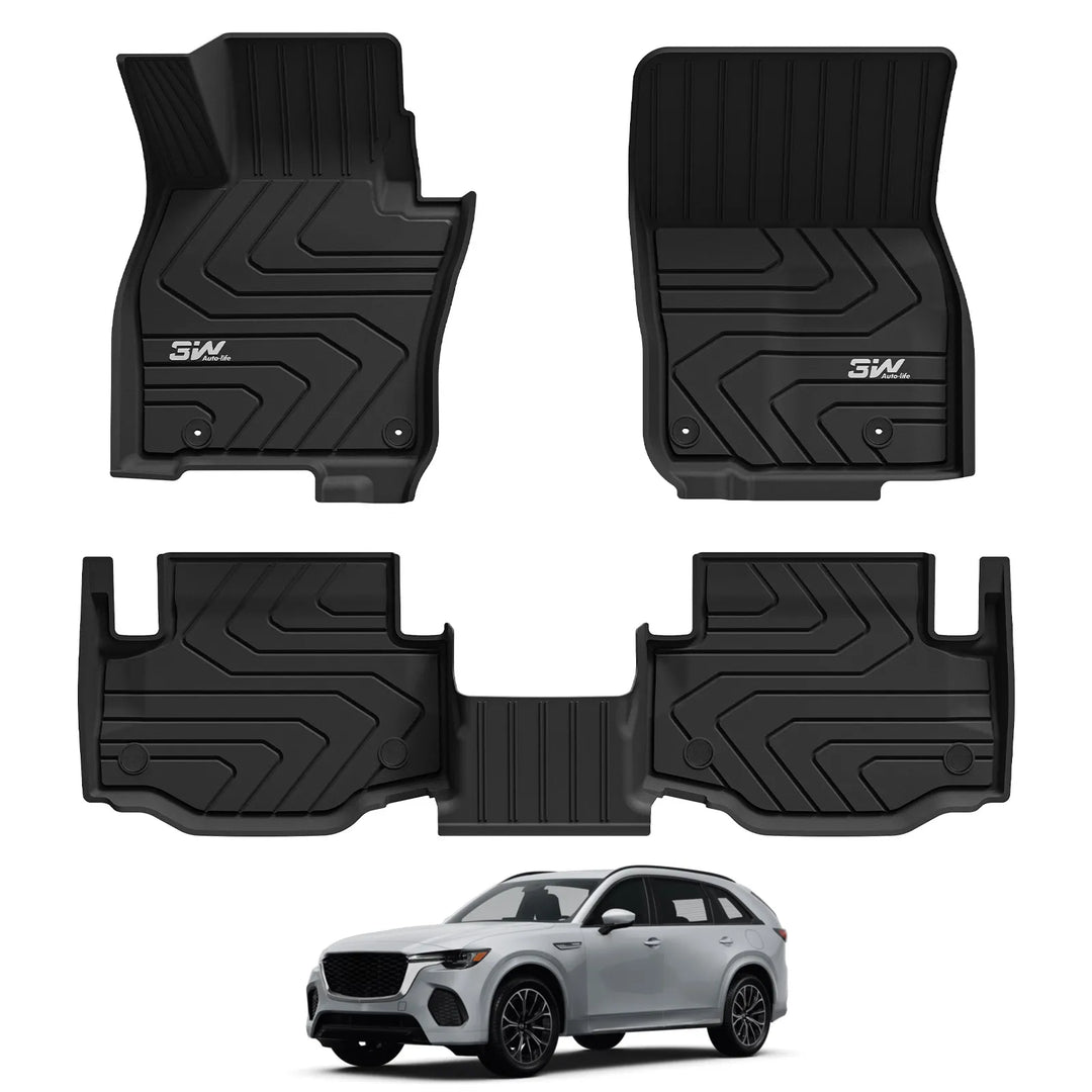 3W Mazda CX-70 (Include PHEV) 2025-2026 Custom Floor Mats Thorex