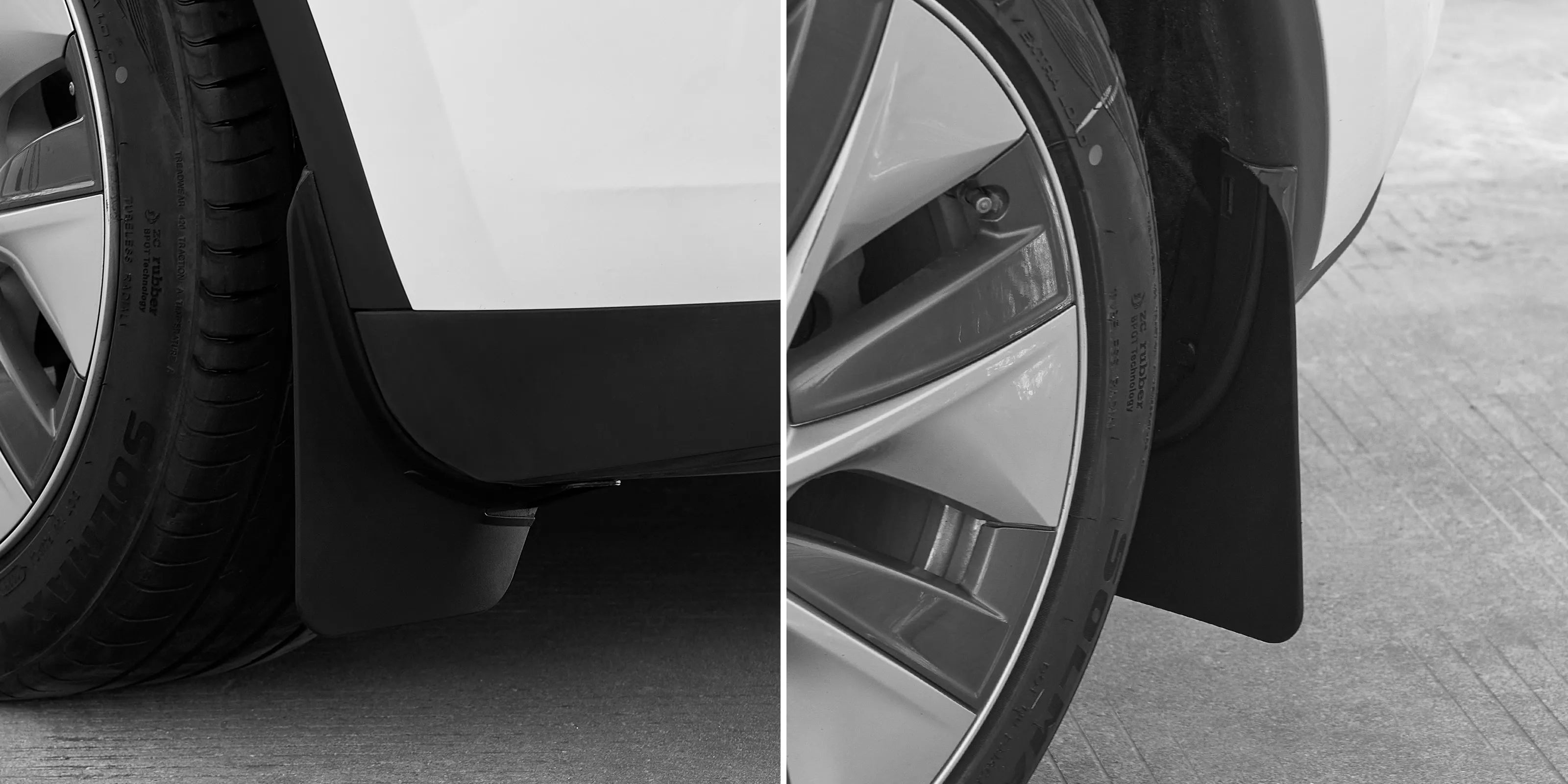  3W Mud Flaps For  Tesla Model Y Juniper 2025-2026 Protect Paint No Drilling Required OEM-Fit & Flexible  Effortlessly Rinses Clean 