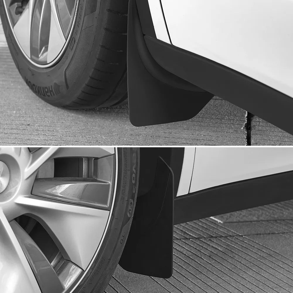  3W Mud Flaps For  Tesla Model Y Juniper 2025-2026 Protect Paint No Drilling Required OEM-Fit & Flexible  Effortlessly Rinses Clean 