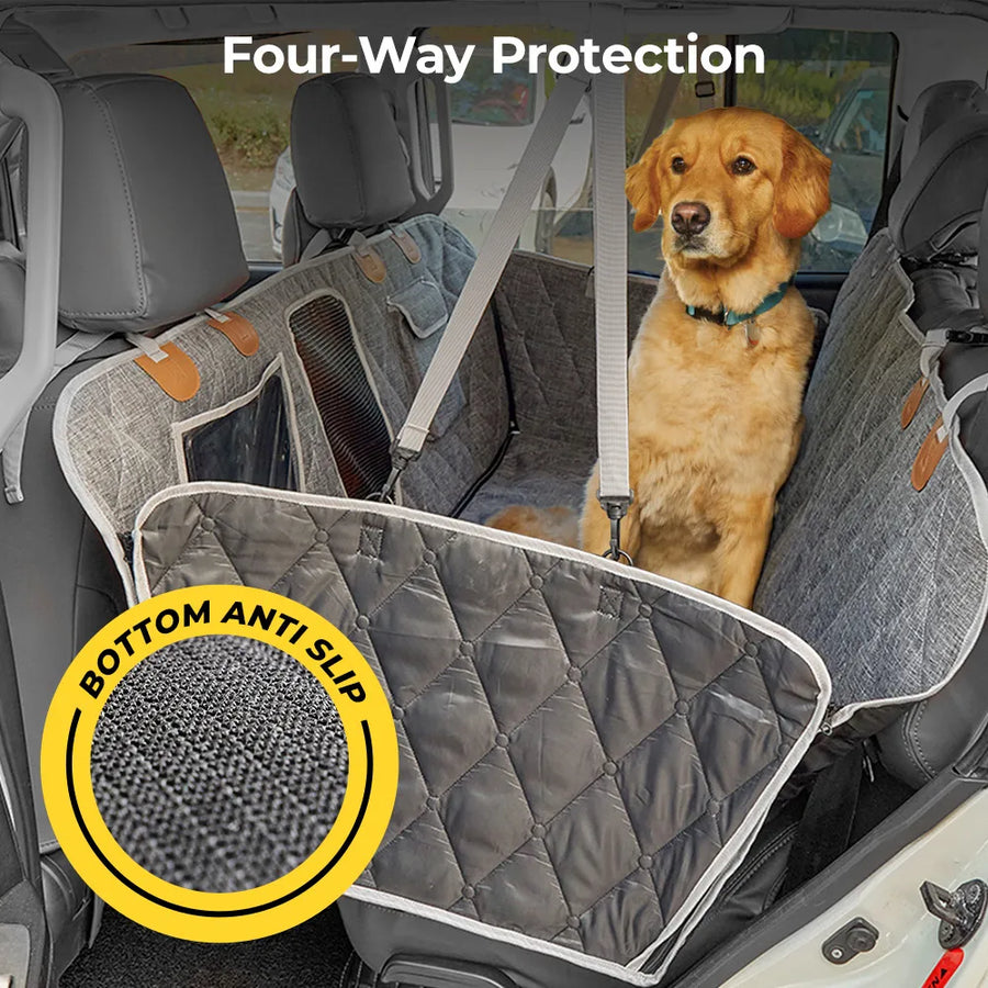 3W Dog Car Back Seat Cover Car Seat Protector