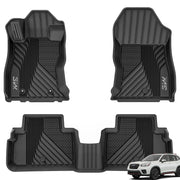 3W Subaru Forester 2019-2024 Custom Floor Mats TPE Material & All-Weather Protection Vehicles & Parts 3Wliners 2019-2024 Forester 2019-2024 1st&2nd Row Mats