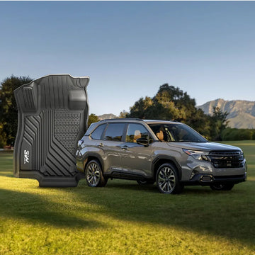 3W Subaru Forester 2025-2026 (Not for Hybrid & Wilderness & PHEV) Custom Floor Mats / Trunk Mat Thorex™ All-Weather Protection