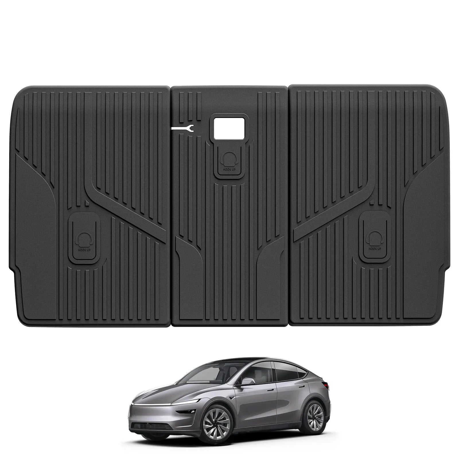 3W Seat Back Protector for Tesla Model Y Juniper 2025-2026  All Weather Protection TPE Back Seat Cover
