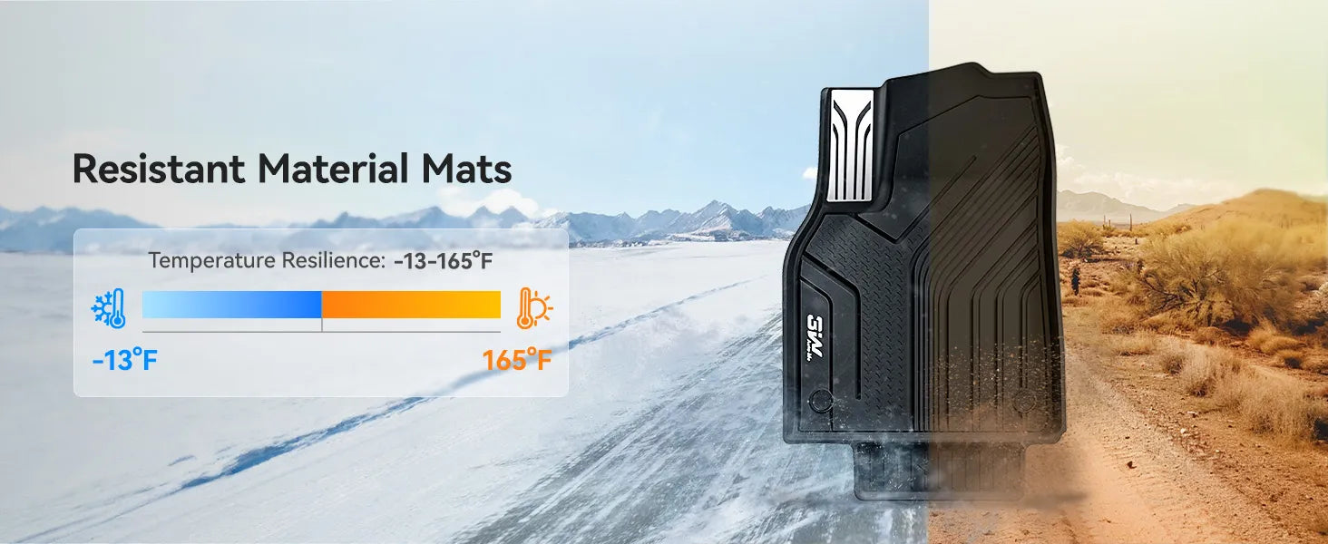 3W Tesla Model Y Standard Floor Mats, 7PCS with Double Layered Carpets，Floor Mats，Trunk Mats，Back Seat Protector，Mental Pedal, 2025 2026 Model Y Standard Acecessories, TPE All Weather Waterproof Custom Fit Automotive Liners and Truck Car Liners