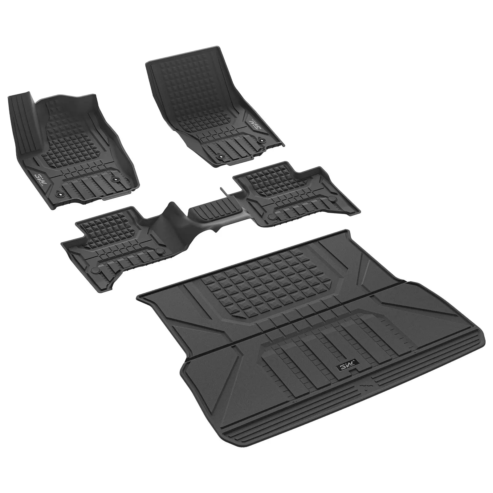 3W Toyota Land Cruiser 250  2024-2025 Custom Floor mats & Cargo Liner Thorex™ All-Weather Protection - 3Wliners