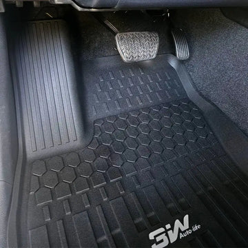 3W Custom Floor Mats Fit Toyota Tacoma Hybrid 2024-2025 Thorex™ All Weather Protection (Double Cab)