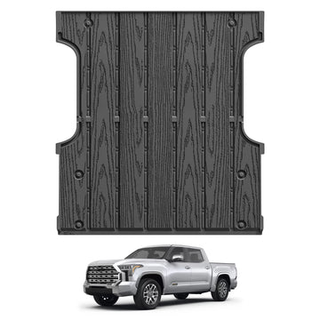 3W Toyota Tundra 2022-2026 (Only for CrewMax Cab) Custom Floor Mats/ Bed Mat CrewMax Cab Only Thorex™ All-Weather Protection