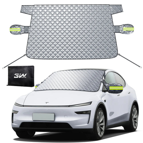 3W Windshield Cover for Ice and Snow Universal Fit for Car SUV/ Truck/ Van Graphene-Insulated Car Accessories