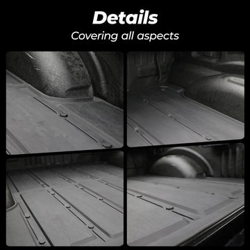 3W Bed Mat Fit Ford F150 / F-150 2015-2025 Lightning SuperCrew Cab Thorex™ All-Weather Protection