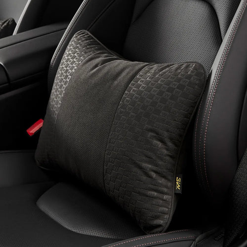 3W Car Neck Pillow & Lumbar Pillow Set with Adjustable Strap Washable Car Accessories