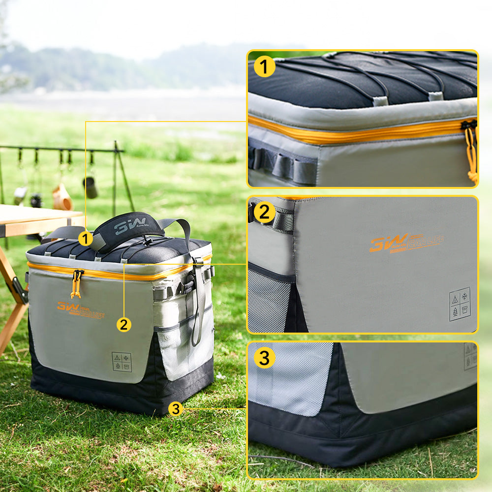 3W Eco Soft Pack Insulated Cooler with Carry Strap  3Wliners   