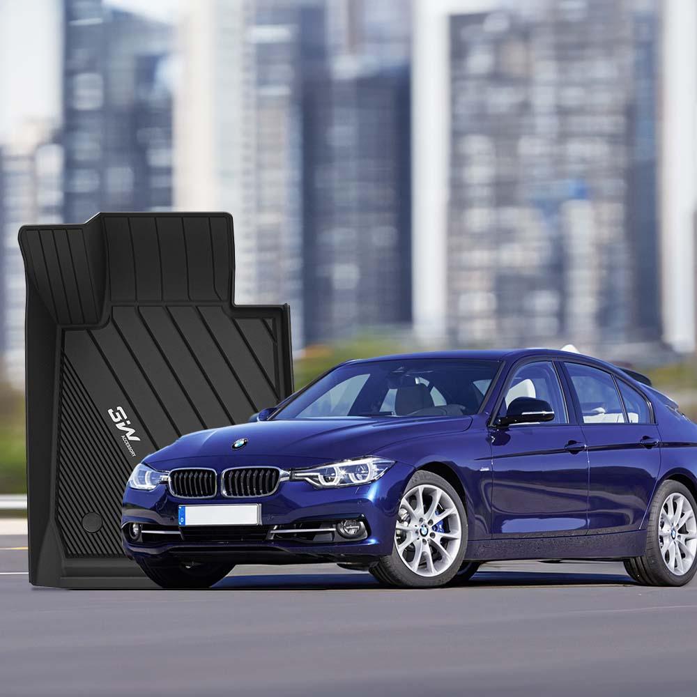 3W BMW 3 Series 2013-2018 (NOT for GT & X-Drive) Custom Floor Mats TPE Material & All-Weather Protection Vehicles & Parts 3Wliners   