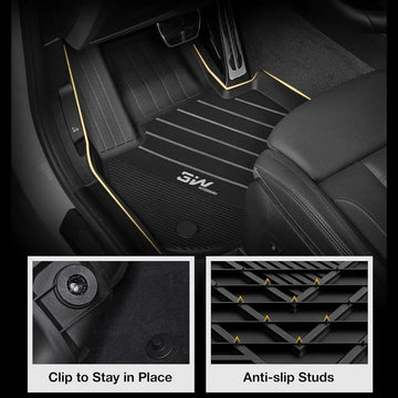 3W BMW X3 30i M40i X3M 2018-2024 Floor Mats & Cargo Mats Thorex™ All-Weather Protection (Only for car Without Spare tire) (Don't Fit X3 30e)