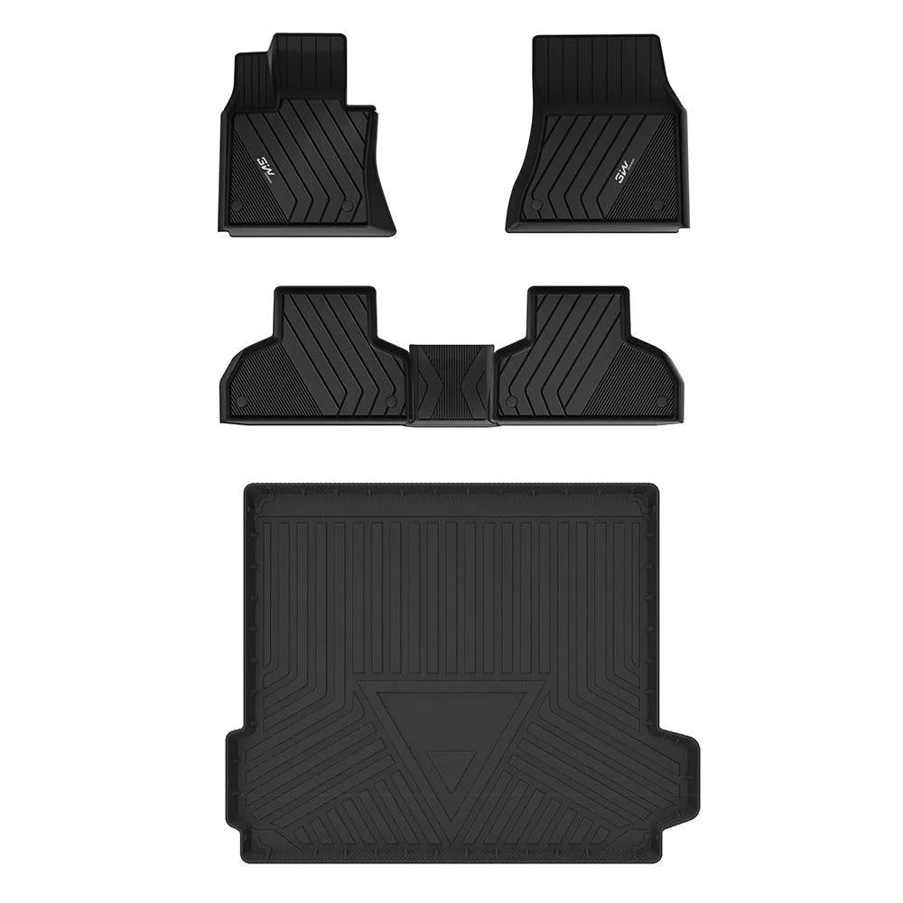 3W BMW X5 2014-2018 Custom Floor Mats / Trunk Mat Thorex™ All-Weather Protection
