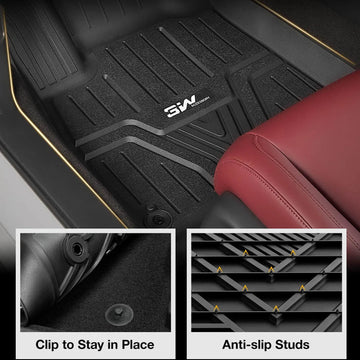 3W Honda Accord 2023-2025 Hatchback Coupe Sedan (Include Hybrid Model) Custom Floor Mats Thorex™ All-Weather Protection