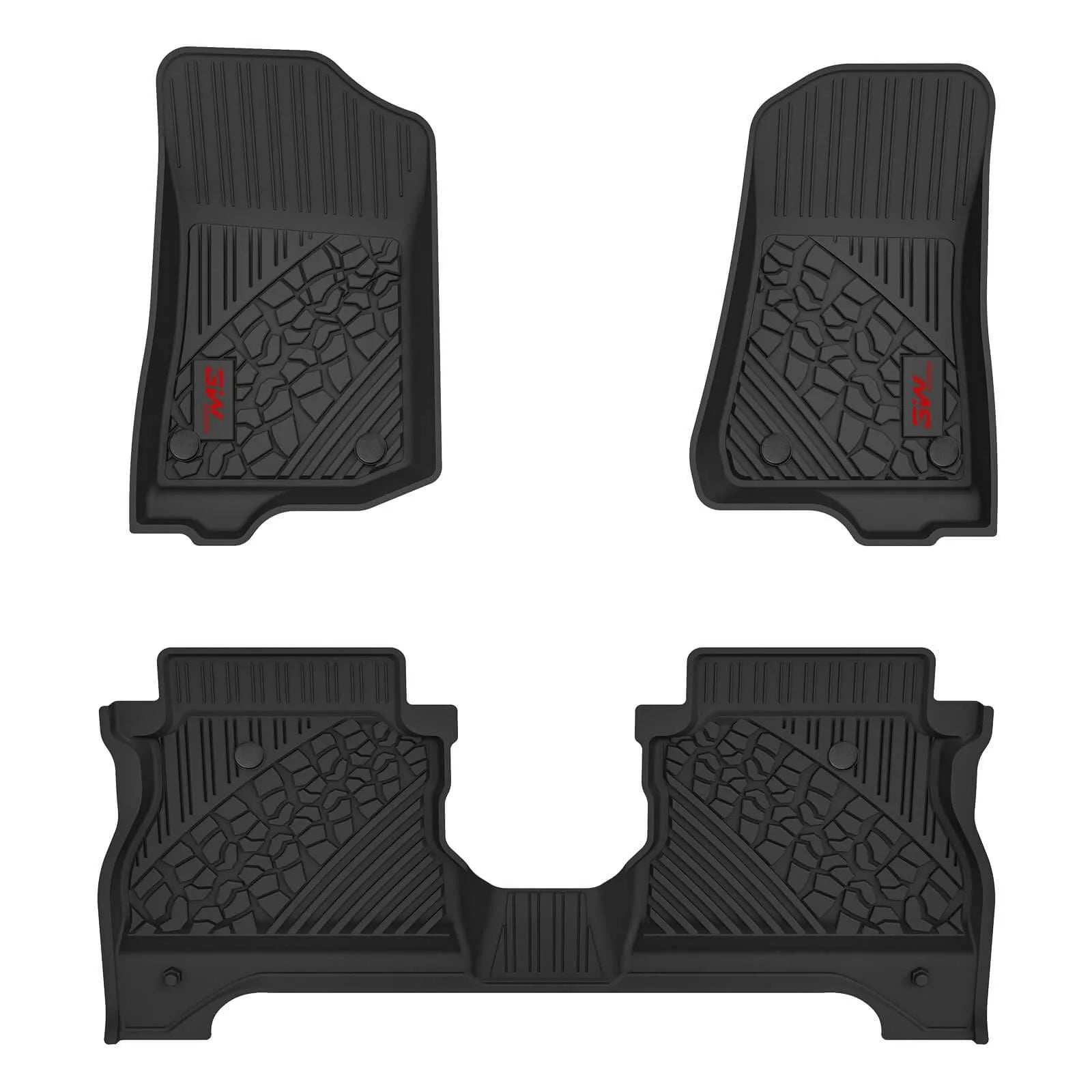 3W Floor Mats Fit for 2019-2024 Dodge Ram 1500 Crew Cab New Body (NOT Classic Models) with Original Storage All Weather TPE Accessories Custom Fit Dodge Ram 1500 Floor Liner Full Set 3W Floor Mats Fit for 2019-2024 Dodge Ram 1500 Crew Cab New Body (NOT Classic Models) with Original Storage All Weather TPE Accessories Custom Fit Dodge Ram 1500 Floor Liner Full Set