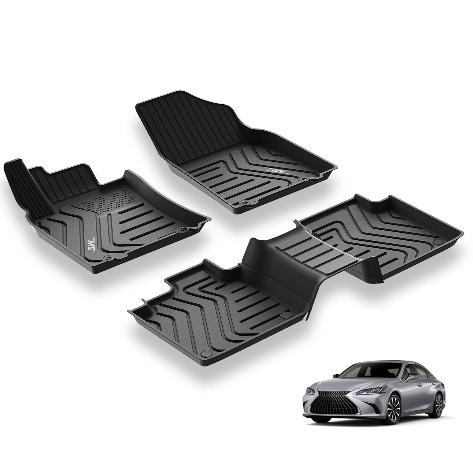 Car TPE Floor Mats For MG HS EHS AS23 2019~2024 Dirt-resistant