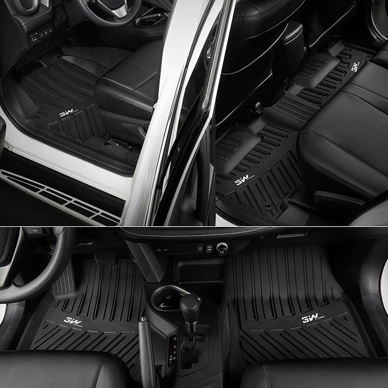 3W Toyota RAV4 2013-2018 Custom Floor Mats TPE Material & All-Weather ...