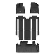 3W Toyota Sienna 7 Seat / 8 Seat 2021-2025 Custom Trunk Mat TPE Material & All-Weather Protection Vehicles & Parts 3Wliners 2025 7 Seat with White Logo 1st&2nd&3rd Row+Trunk Mat