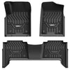 3W Nissan Armada 2017-2018 Custom Floor Mats TPE Material & All-Weather Protection Vehicles & Parts 3Wliners   