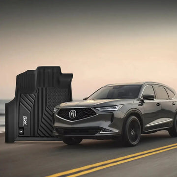 3W Acura MDX 2022-2025 Custom Floor Mats Backrest Mat Cargo Liner Thorex™ All-Weather Protection