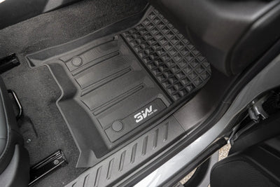 3W Custom Floor Mats for Chevrolet Chevy Colorado/GMC Canyon Crew Cab 2023-2026 Thorex™ All-Weather Protection