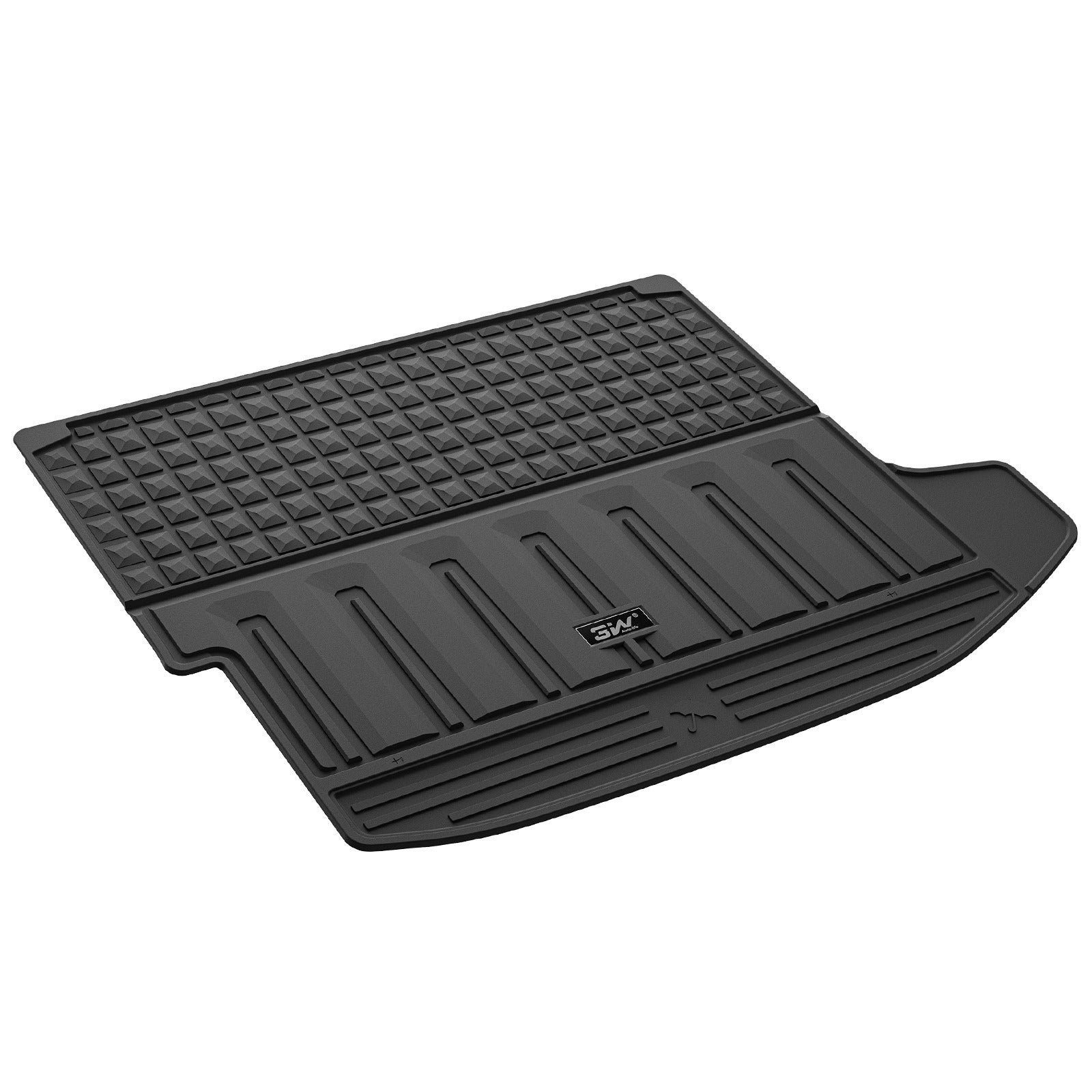 3W Cargo Liner for Chevy Trax 2024 2025 2026, All Weather TPE Custom Fit Floor Mats for Cars, Car Mats Trunk Mat for Chevy Trax Accessories, Black