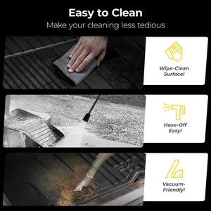 3W Cargo Liner for Chevy Trax 2024 2025 2026, All Weather TPE Custom Fit Floor Mats for Cars, Car Mats Trunk Mat for Chevy Trax Accessories, Black