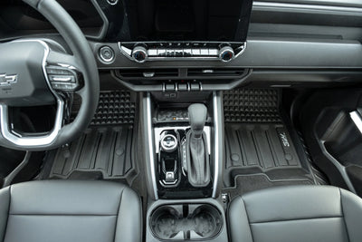 3W Custom Floor Mats for Chevrolet Chevy Colorado/GMC Canyon Crew Cab 2023-2026 Thorex™ All-Weather Protection