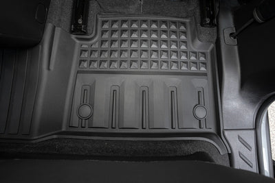 3W Custom Floor Mats for Chevrolet Chevy Colorado/GMC Canyon Crew Cab 2023-2026 Thorex™ All-Weather Protection