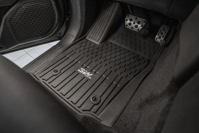 3W Custom Floor Mats Fit Toyota Tacoma Hybrid 2024-2026 Thorex™ All Weather Protection (Double Cab)
