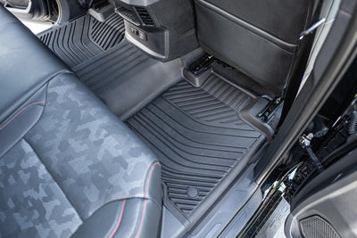 3W Toyota Tundra 2022-2026 (Only for CrewMax Cab) Custom Floor Mats/ Bed Mat Thorex™ All-Weather Protection