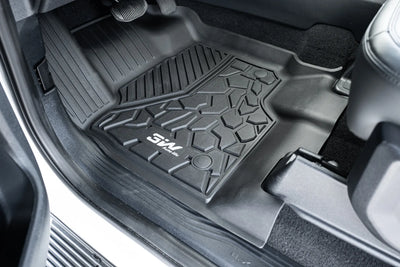 3W Ford Expedition Max 7 Seats 2025-2026 Custom Floor Mats/ Crago Liner Thorex™ All-Weather Protection
