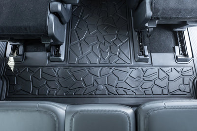 3W Ford Expedition Max 7 Seats 2025-2026 Custom Floor Mats/ Crago Liner Thorex™ All-Weather Protection