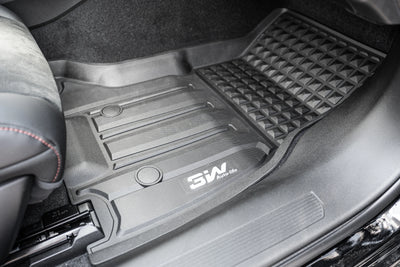 3W Dodge Charger (Fits 2-Door Daytona EV Models Only) 2024-2026 Floor Mats/ Cargo Liner/ Seat Back Protector Thorex™ All-Weather Protection